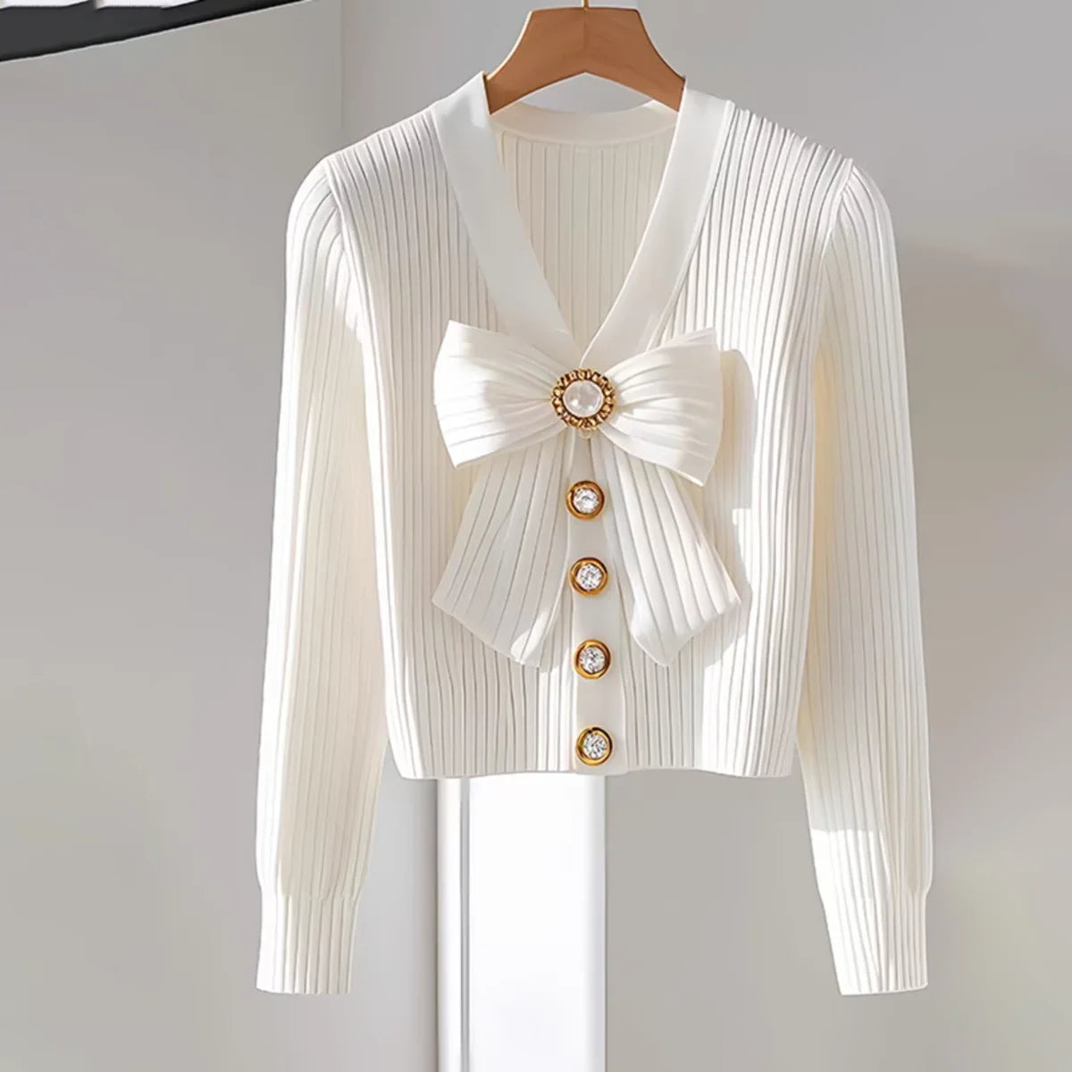 Basic Plain Long Sleeve Sweater