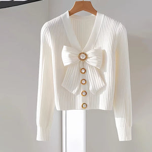 Basic Plain Long Sleeve Sweater