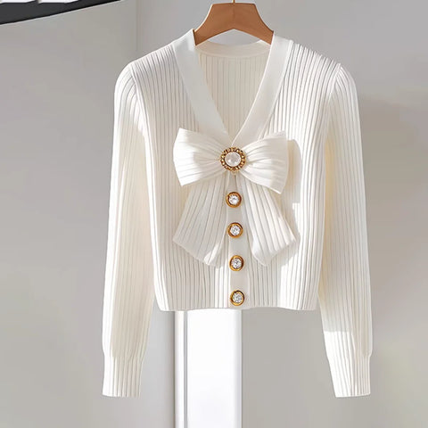 Basic Plain Long Sleeve Sweater